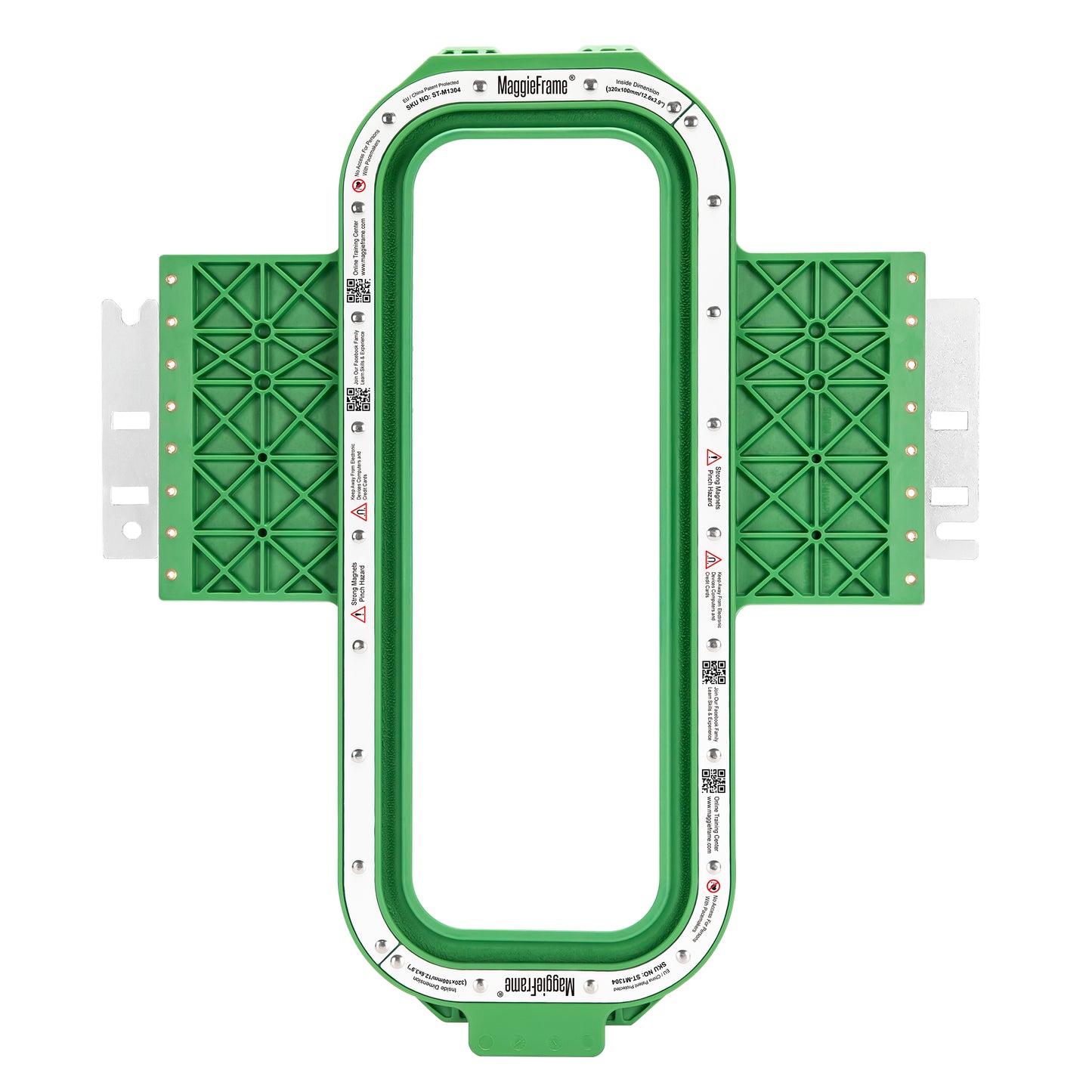 32.5cm x 10.5cm magnetic Embroidery frame 36cm Fitting for BAi, Tajima, SWF, Ricoma, Heathrow, t shirts r us