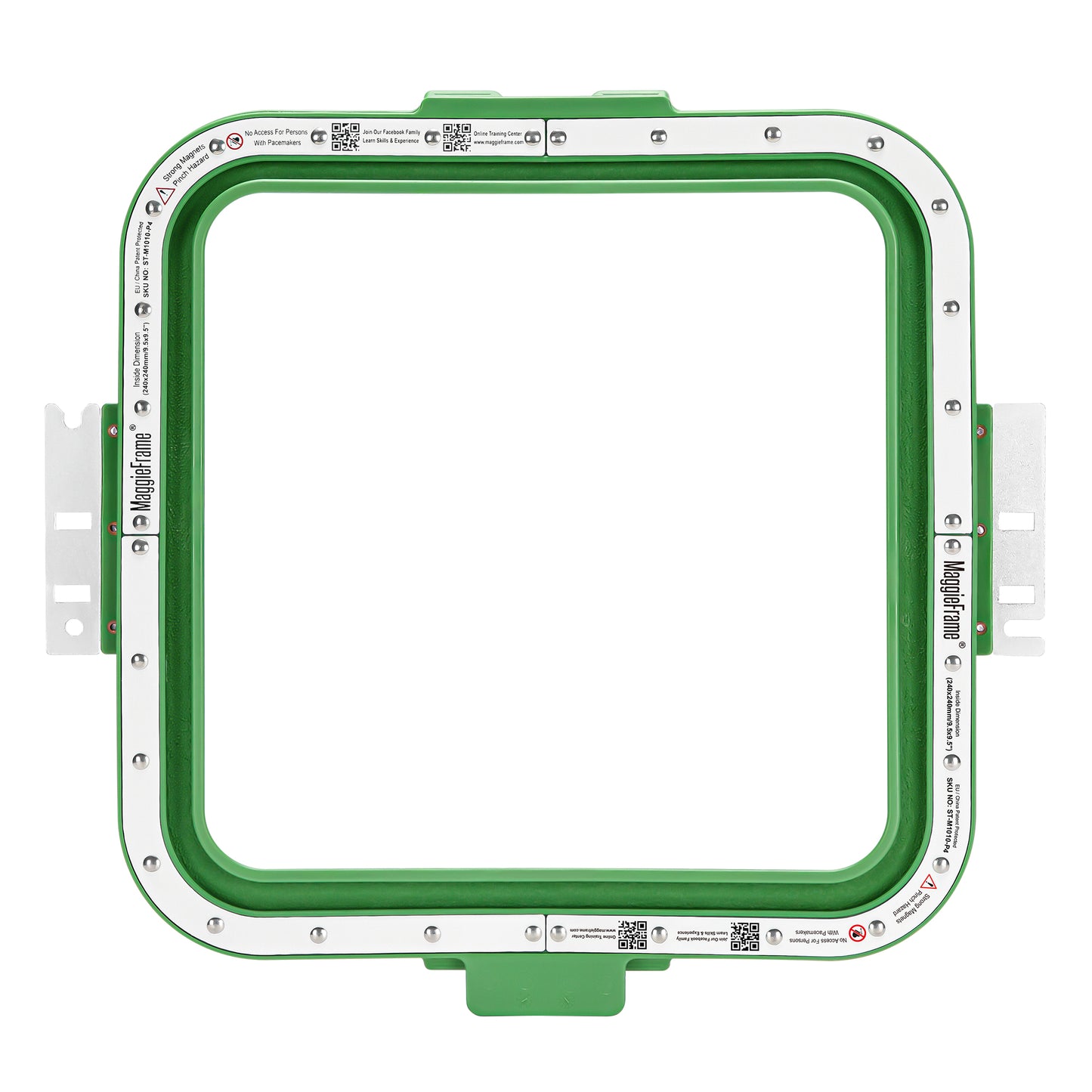 24cm x 24cm magnetic Embroidery frame 40cm Fitting for BAi, Tajima, SWF, Ricoma, Heathrow, t shirts r us