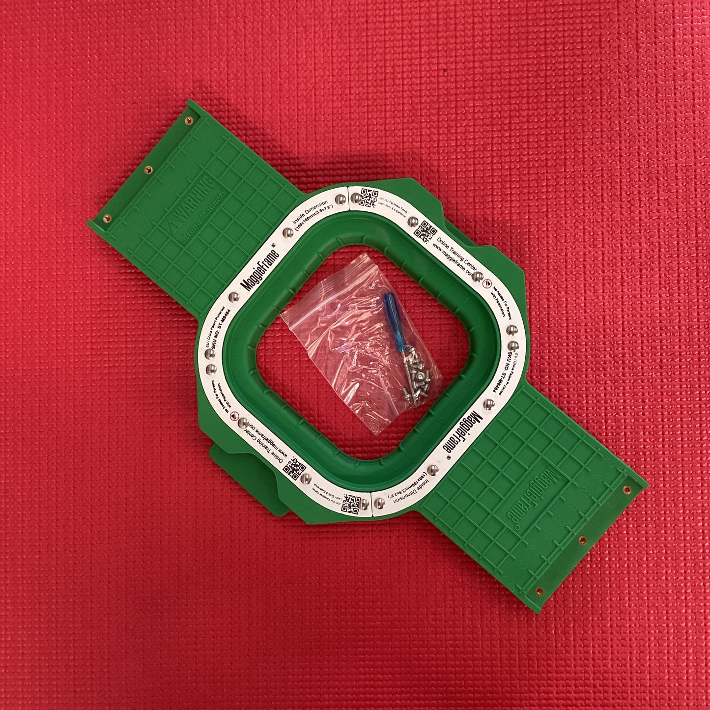10cm x 10cm magnetic Embroidery frame 36cm Fitting for BAi, Tajima, SWF, Ricoma, Heathrow, t shirts r us