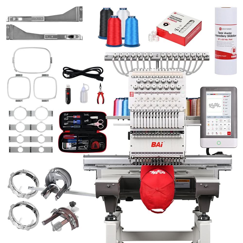 BAI THE MIRROR 15 Needle Embroidery Machine - Back to School Sale