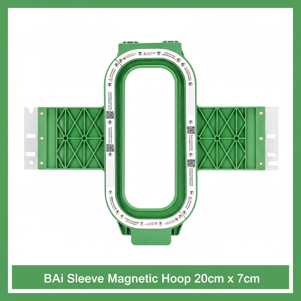 Magnetic Sleeve & Leg Embroidery Frame for BAi, Tajima, Ricoma etc Machines (195mm x 70mm)