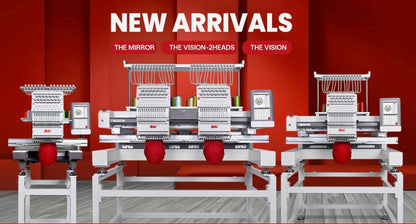 BAi THE VISION (2 Heads) Computerized Industrial Embroidery Machine compatible institch.com