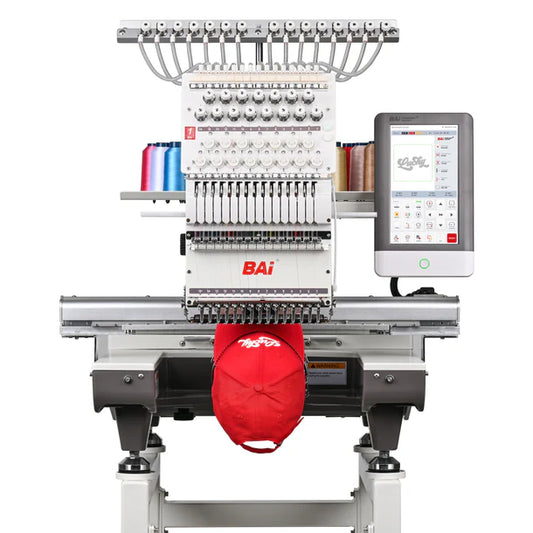 BAI THE MIRROR 15 Needle Single Head Commercial Embroidery Machine